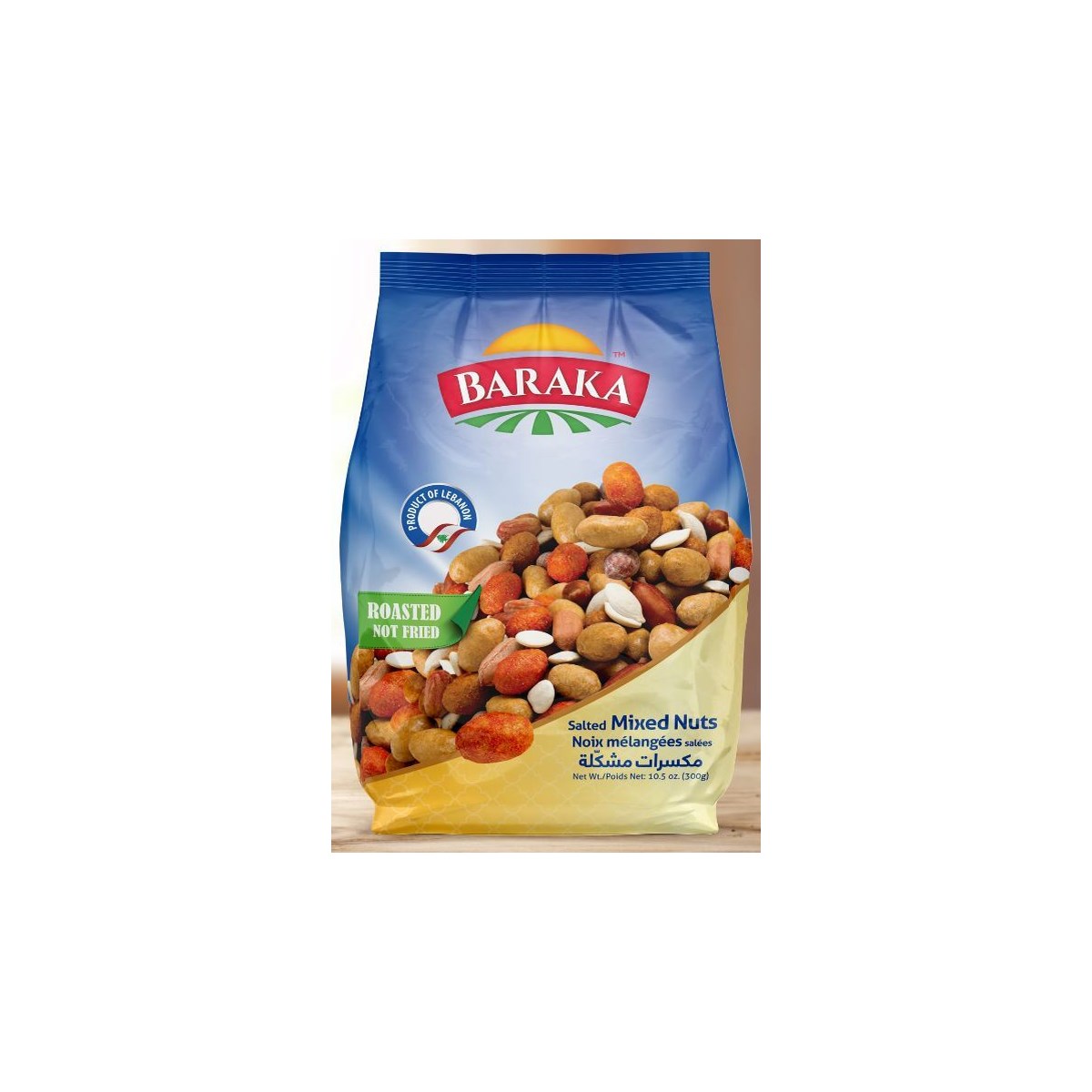 Regular Mix nuts bags "Baraka" 300g * 12